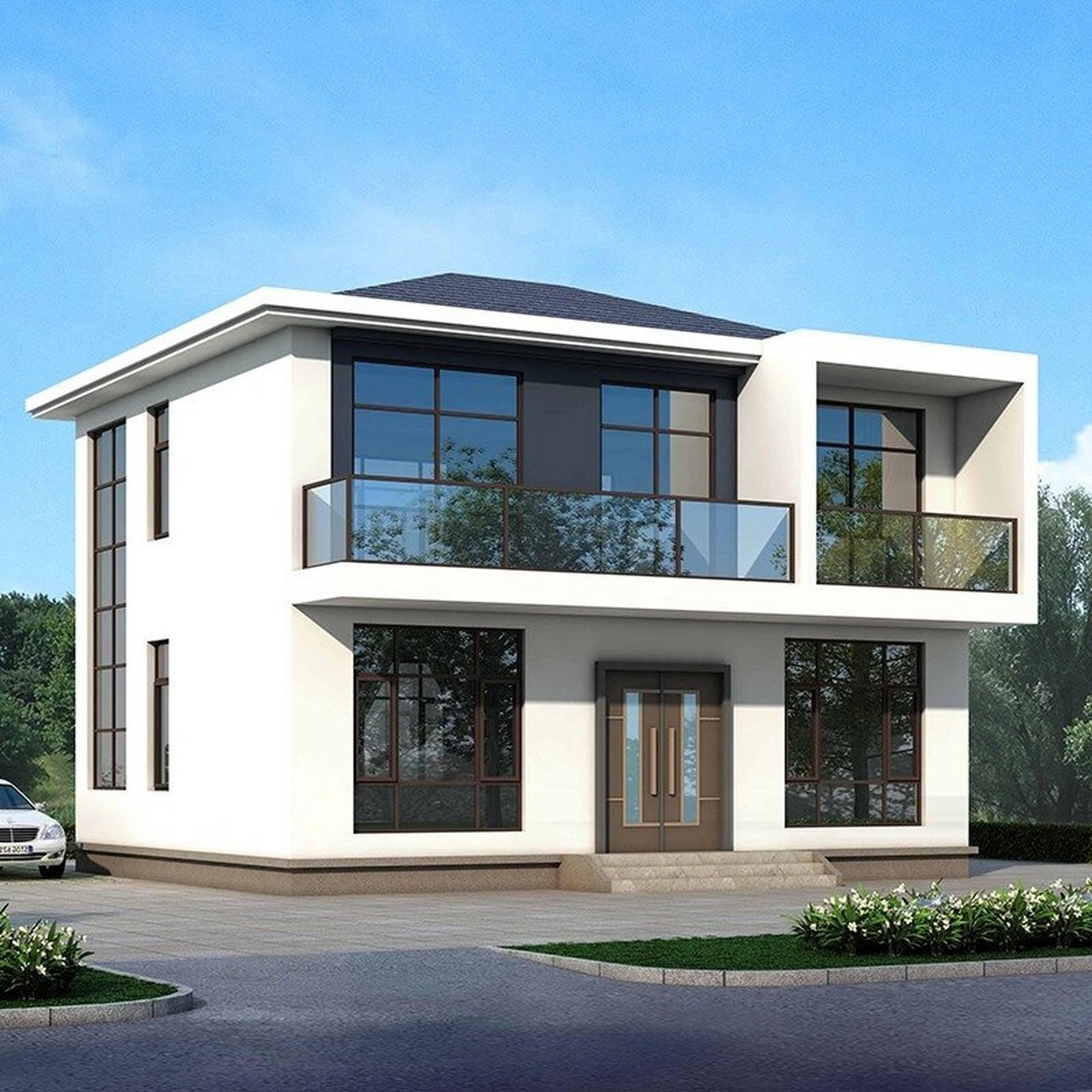 最新簡易別墅,現代生活的簡約之選典范